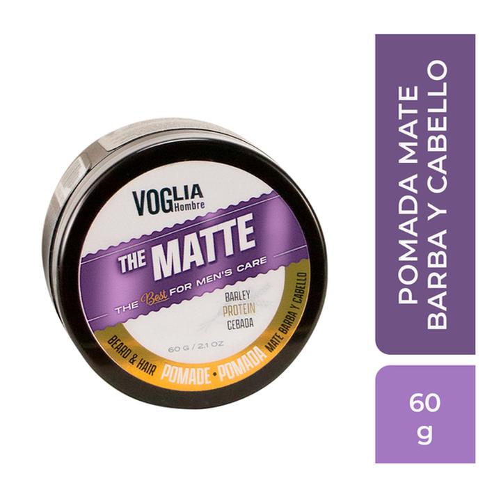 Pomada Fijadora Voglia Hombre Para Barba Y Cabello Mate 60 G