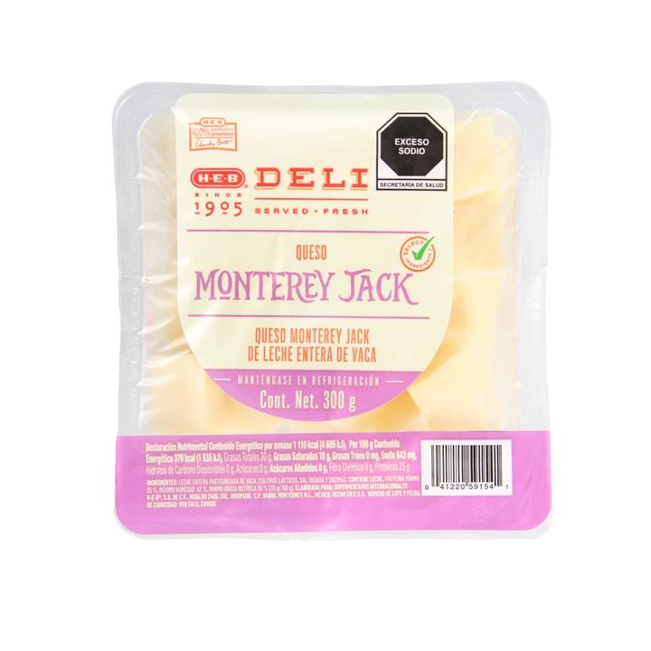 Queso Monterey Jack Cubicado 300 Pz