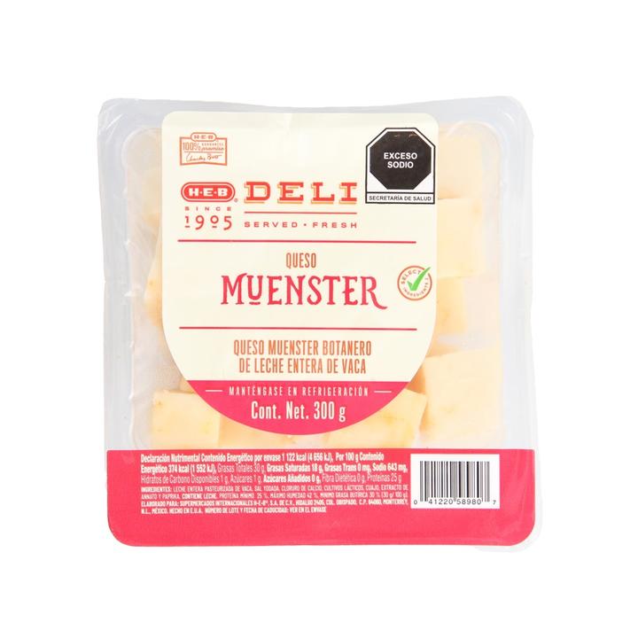 Heb Queso Muenster Cubicado 0.3 G