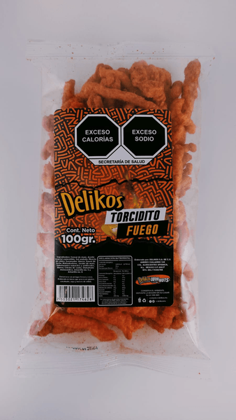 Delikos Botana De Maíz Torcidito Fuego 100 G