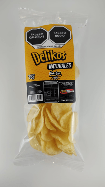 Delikos Papas Fritas Caseras Naturales 70 G