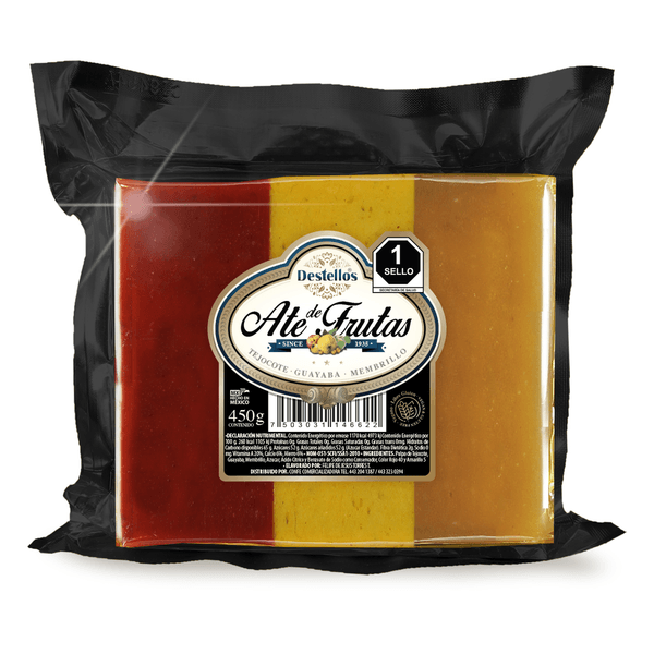 Ate De Frutas Tejocote, Guayaba Y Membrillo 1 Pz