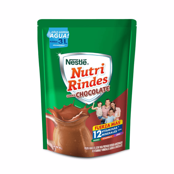 Polvo Para Preparar Bebida Sabor Chocolate Nutr 460 G