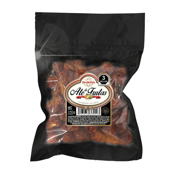 Ate De Frutas Cuadritos De Ate Con Chile Sal Y 1 Pz