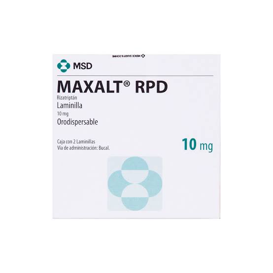 Maxalt 10 Mg Tab 2 Benzoato De Rizatriptan 2 Pz