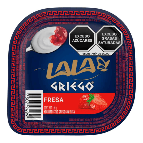 Lala Yogurt Griego Fresa 120 G