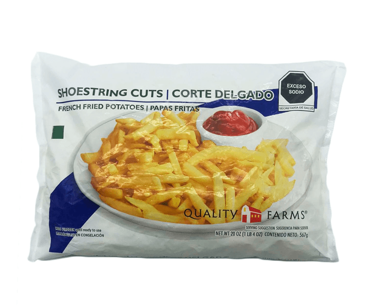 Quality Farms Papas Corte Delgado 567 G