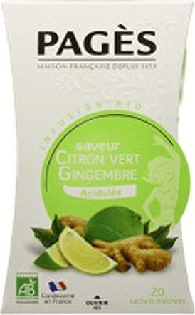 Pages Infusion De Limon Verde Y Jengibre 20 Bolsit 30 G