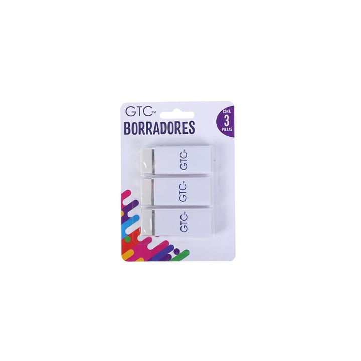 Borradores Blancos Gtc Con 3 Pz
