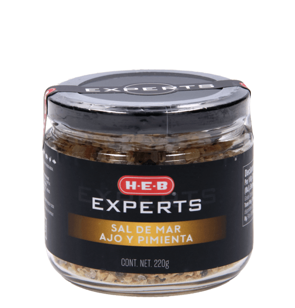 Heb Experts Sal De Mar Ajo Y Pimienta 220 G
