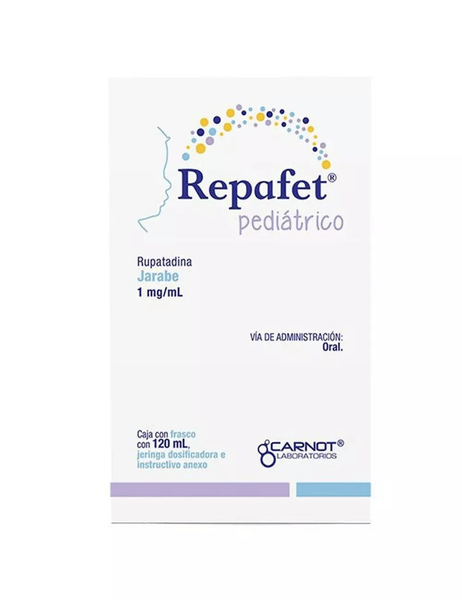Repafet Pediatrico 1mg 120ml Rupatadina 1 Pz