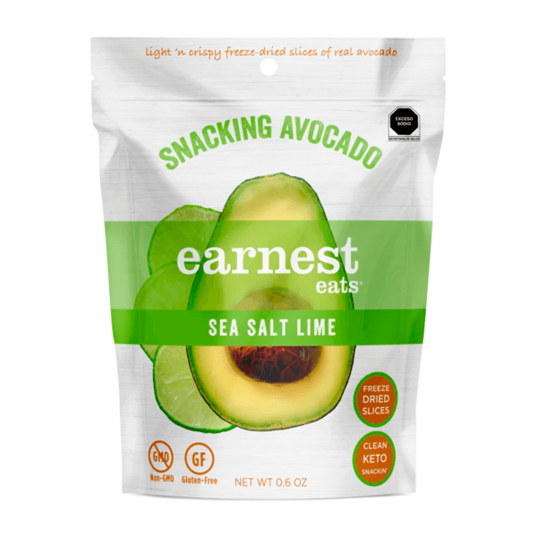 Earnest Eats Avocado Slices Sal 17 G