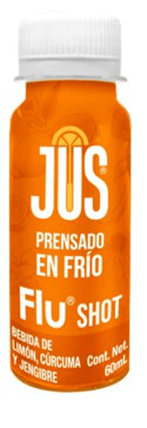Shot Flu Limón Cúrcuma Y Jengibre 60 Ml