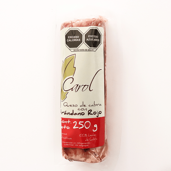 Carol Queso De Cabra Con Árandano Rojo 250 G
