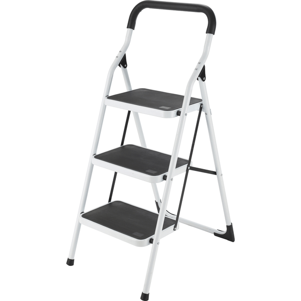Escalera Tubular Surtek Tipo Taburete Ett3 3 Peldaños Acero 1 Pz