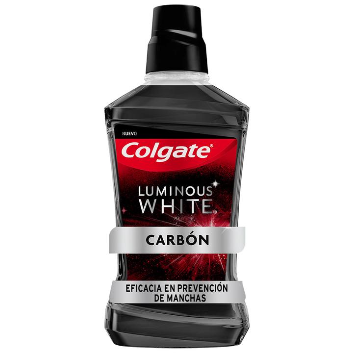 Enjuague Bucal Colgate Luminous White Charcoal 500 Ml