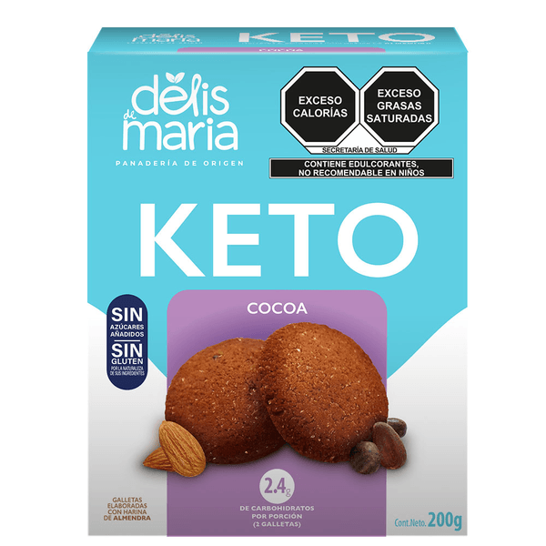 Delis De Maria Galleta Keto Cocoa 200 G