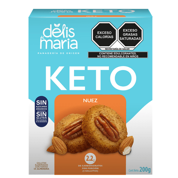 Delis De Maria Galleta Keto Nuez 200 G