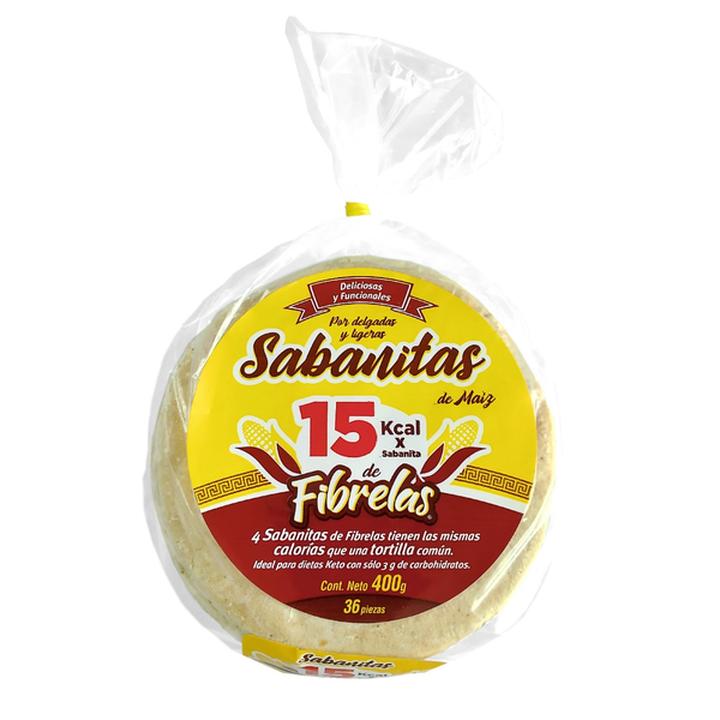 Sabanitas Tortillas De Maíz Bajas En Calorias 400 G