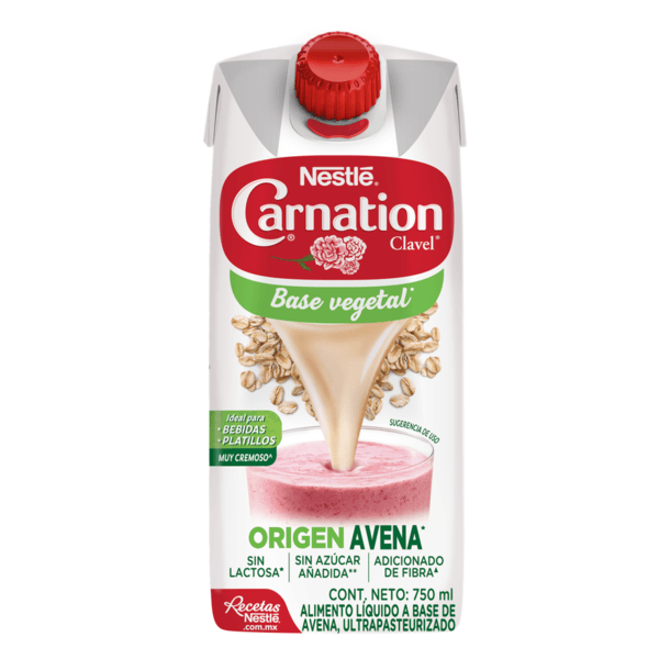 Alimento Líquido Nestlé Carnation Clavel A Base De Avena 750 Ml