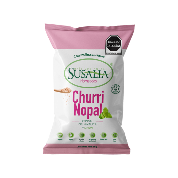 Botana De Maíz Con Nopal Churrinopal Con Sal Del 80 G