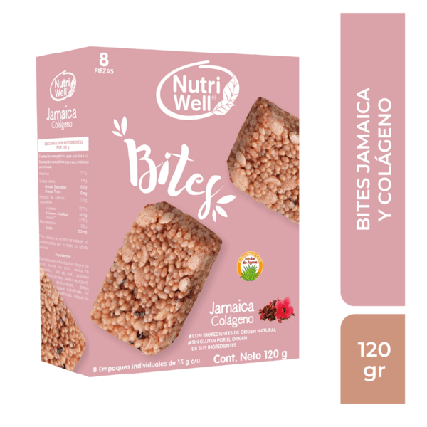Nutriwell Nutriwell Bites Jamaica Colágeno 120 G