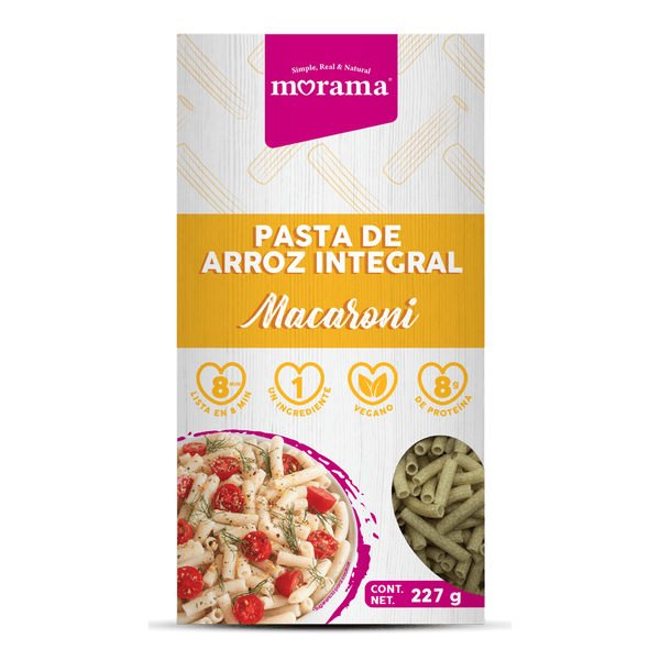 Morama Pasta Macarroni Arroz Integral 227 G