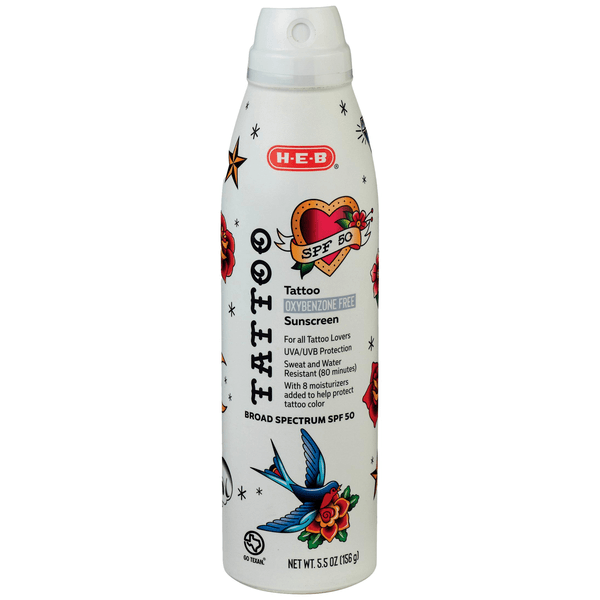Heb Protector Solar Tattoo 50 Spray 156 G