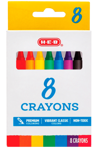 Crayones De Colores Premium 8pz 1 Pz