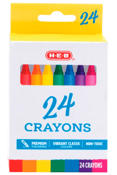Crayones De Colores Premium 24pz 1 Pz