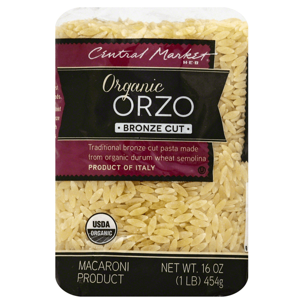 Central Market Pasta Orzo 454 G