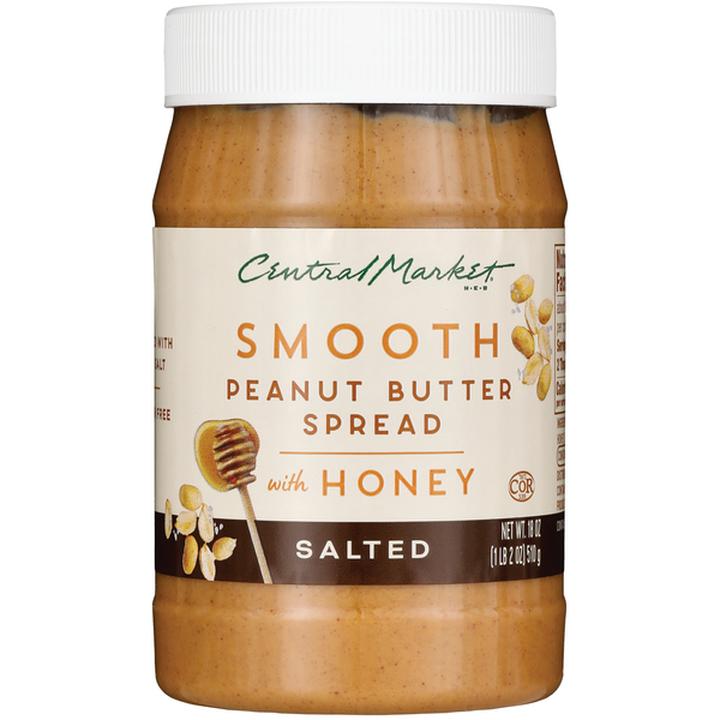Central Market Crema De Cacahuate Con Miel 510 G