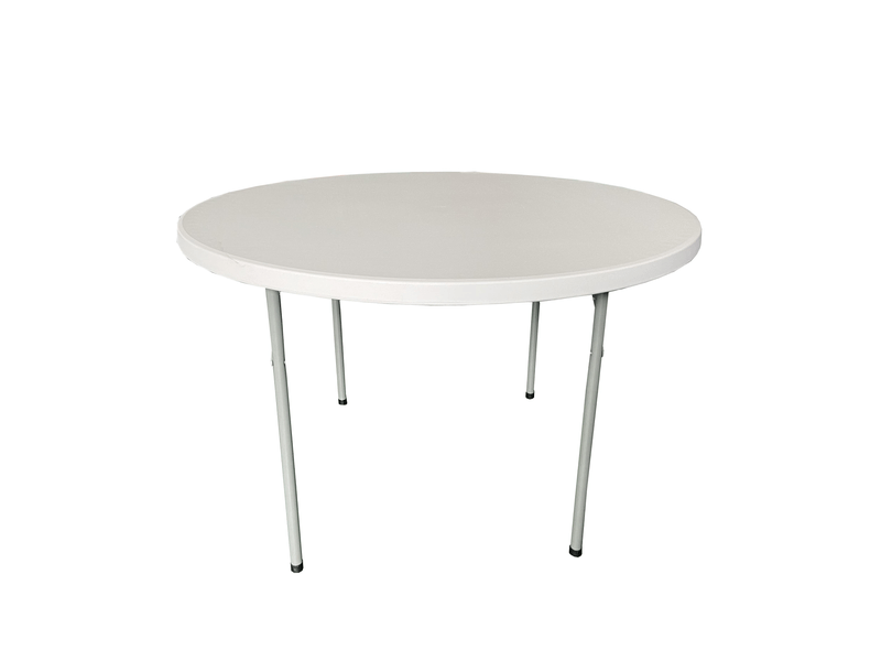 Mesa Redonda Blanca 120x 74cm 1 Pz