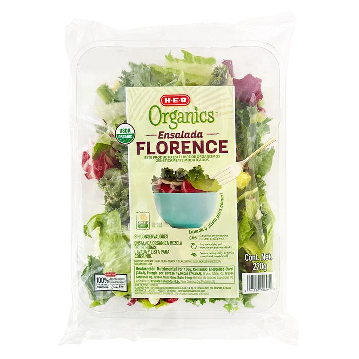 Heb Ensalada Florence Orgánica 200 G