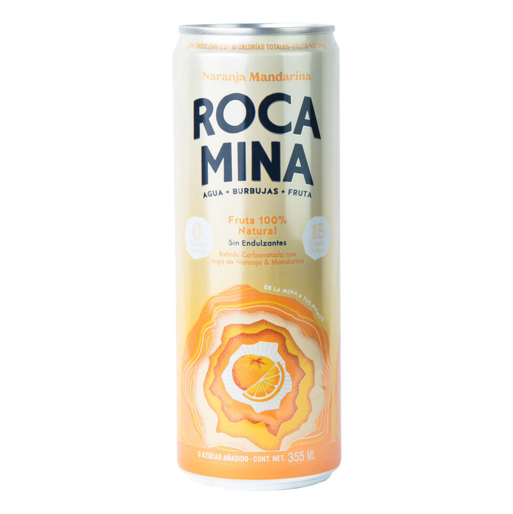 Agua Mineral Naranja Y Mandarina 355 Ml