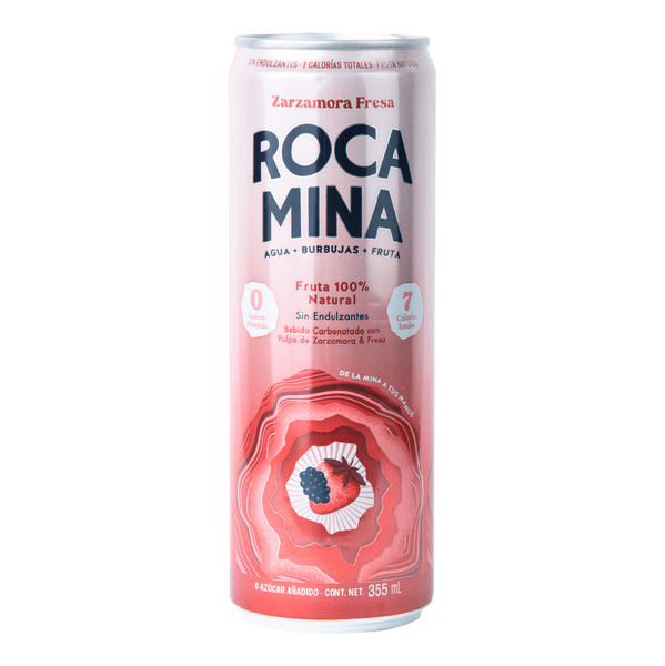 Agua Mineral Zarzamora Y Fresa 355 Ml