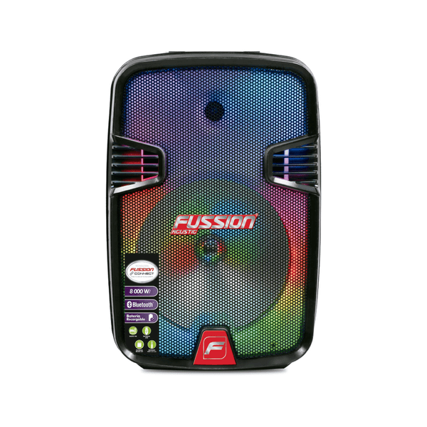 Bafle Amplificado Fussion Pbs-8018 Negro 1 Pz