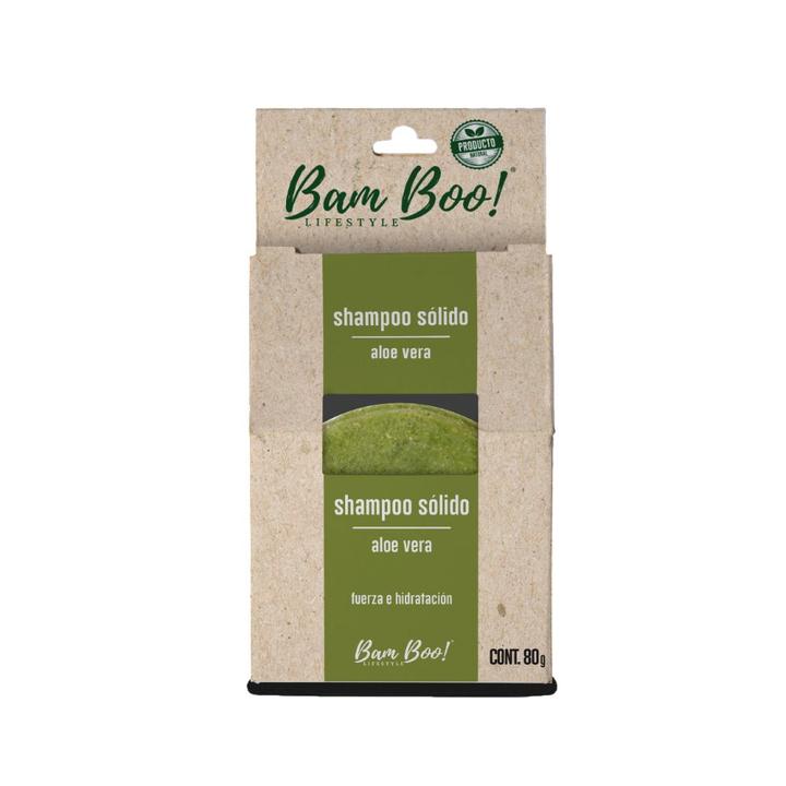 Bamboo Shampoo Sólido Aloe Vera 50 G