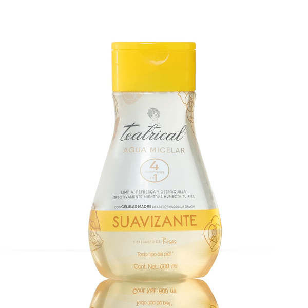 Desmaquillante Agua Micelar Suavizante 4 En 1 600 Ml