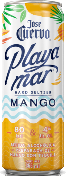 Hard Seltzer Cuervo Playa Mar Sabor Mango 4° 355 Ml