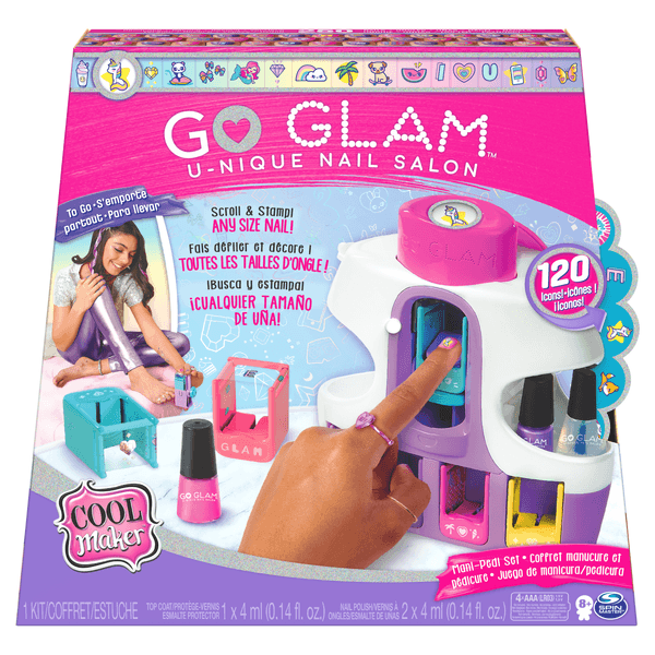 Kit De Uñas Decorativas Cool Maker Go Glam Con 120 Diseños