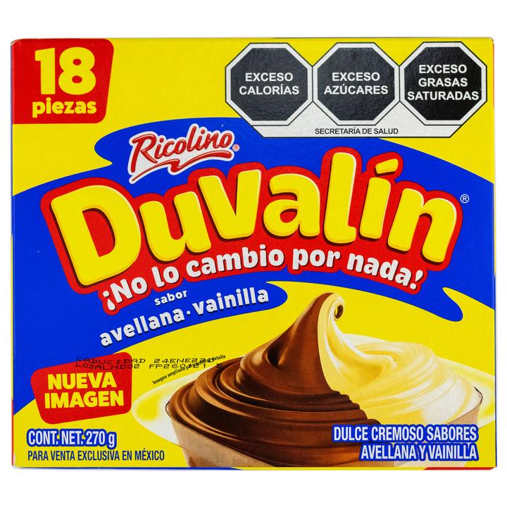 Dulce Cremoso Avellana Vainilla 18 Pz