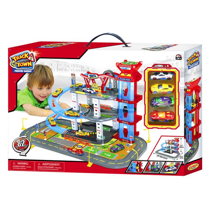82 Pcs Parking Garage Play Set 1 Pz