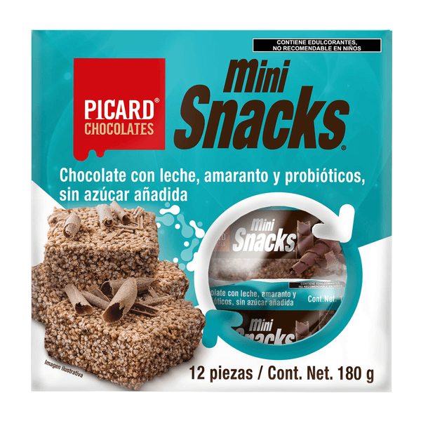 Barras De Amaranto Con Chocolate Con Leche 180 G