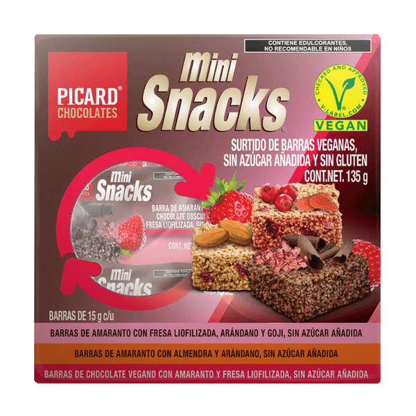 Barras De Amaranto Surtido Vegano Con Goji 135 G