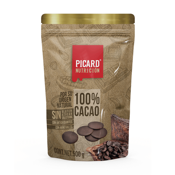 100% Cacao En Forma De Disco 500 G