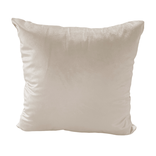 Cojin Terciopelo Beige 1 Pz