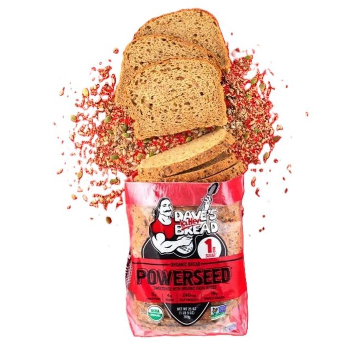 Pan De Barra Integral Organico Powerseed 1 Pz
