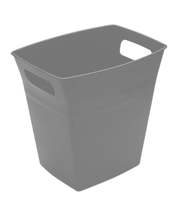 Cesto Papelero 20l Gris 1 Pz