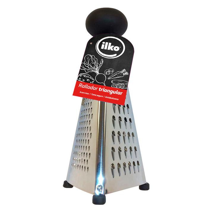 Ilko Rallador Piramidal Inoxidable Profesional Line Negro 1 Pz